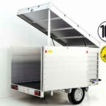 Remorque avec couvercle – 1300 kg – Stockage