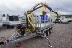 Remorque bois HT353017-K avec grue – transport bois - forestier – Image 5