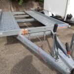 Remorque porte-voiture 1800 kg – Plateau 385 × 185 cm – Simple essieu