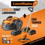 Tondeuse à gazon robotisée LawnMaster, autonome, 24 V, sans fil périphérique – Image 3