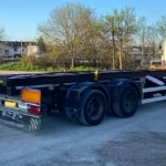 Remorque pneumatique dumpable Cardi – 9,58 m² – Charge 6 tonnes