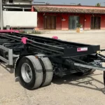 Remorque cardi avec roll-off pneumatique L 9,27 m