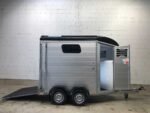 Remorque Van Chevaux Böckmann Portax silver + black avec sellerie – Image 30