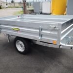 Remorque benne hydraulique Franc BRI 1 – 1300 kg – transport