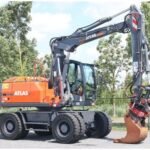 Atlas 140W 2014 – Pelle sur pneus d'occasion de 14 tonnes