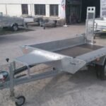 Remorque porte-engin 3500 kg – Plateau 300 × 150 cm – Double essieu