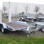 Remorque porte-engin 3500 kg – Plateau 350 × 170 cm – Double essieu