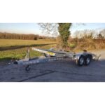 Remorque porte-voiture basculante 2700 kg – Plateau 400 × 190 cm – Double essieu – Image 5