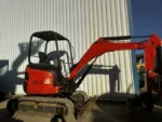 KUBOTA U27-4 Canopy, 2,6T + 3 GODETS