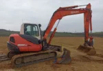 KUBOTA KX080 – 3a, 2013 + 3 GODETS