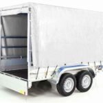 Remorque 2600 kg | 150 x 300 cm | avec bâche blanche | Type 7.26