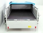 Remorque | Surface de chargement 125 x 250 cm | 750 kg | avec bâche bleue