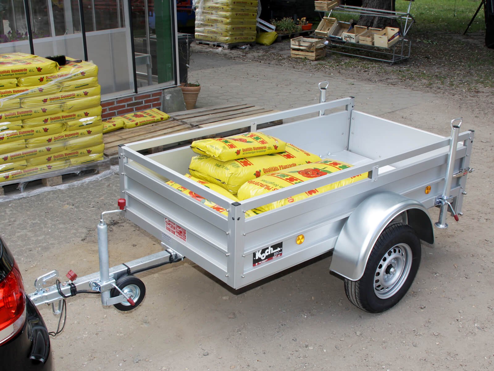 2-un-2-1 Remorque de transport | 105 x 205 cm | PTAC : 750 kg – Image 1