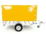 Remorque de 750 kg | 125 x 250 cm | avec bâche jaune – Image 8
