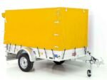 Remorque de 750 kg | 125 x 250 cm | avec bâche jaune – Image 6