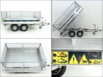 Benne basculante triaxiale Debon 180×306 2,6 t – pompe électrique – ridelles grillagées, véhicule neuf – Image 5