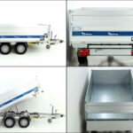Benne basculante triaxiale Debon 180x306cm 2,6t – pompe électrique – véhicule neuf BWA