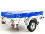 Remorque 750 kg | 105 x 205 cm | avec bâche bleue (Réf. GA-3145-25) – Image 14