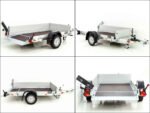 Remorque porte-voitures Vezeko | Surface utile : 127 x 246 cm | Charge utile : 750 kg