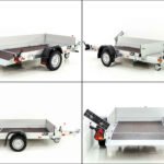 Remorque porte-voitures Vezeko | Surface utile : 127 x 246 cm | Charge utile : 750 kg