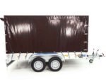 Remorque 2600 kg | 150 x 350 cm | avec bâche noire | Type 8.26 – Image 11