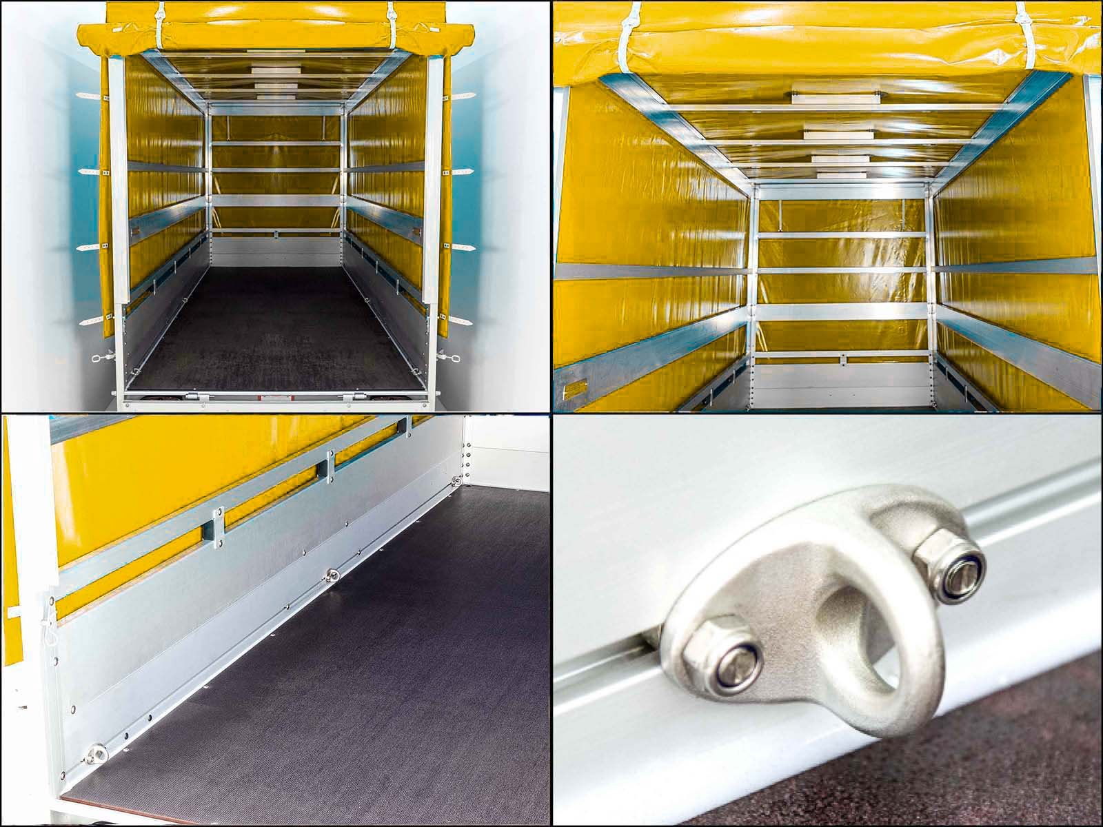 7mitplane-9 Remorque type 8.26 | 150 x 350 cm | 2600 kg | avec bâche | Jaune – Image 1