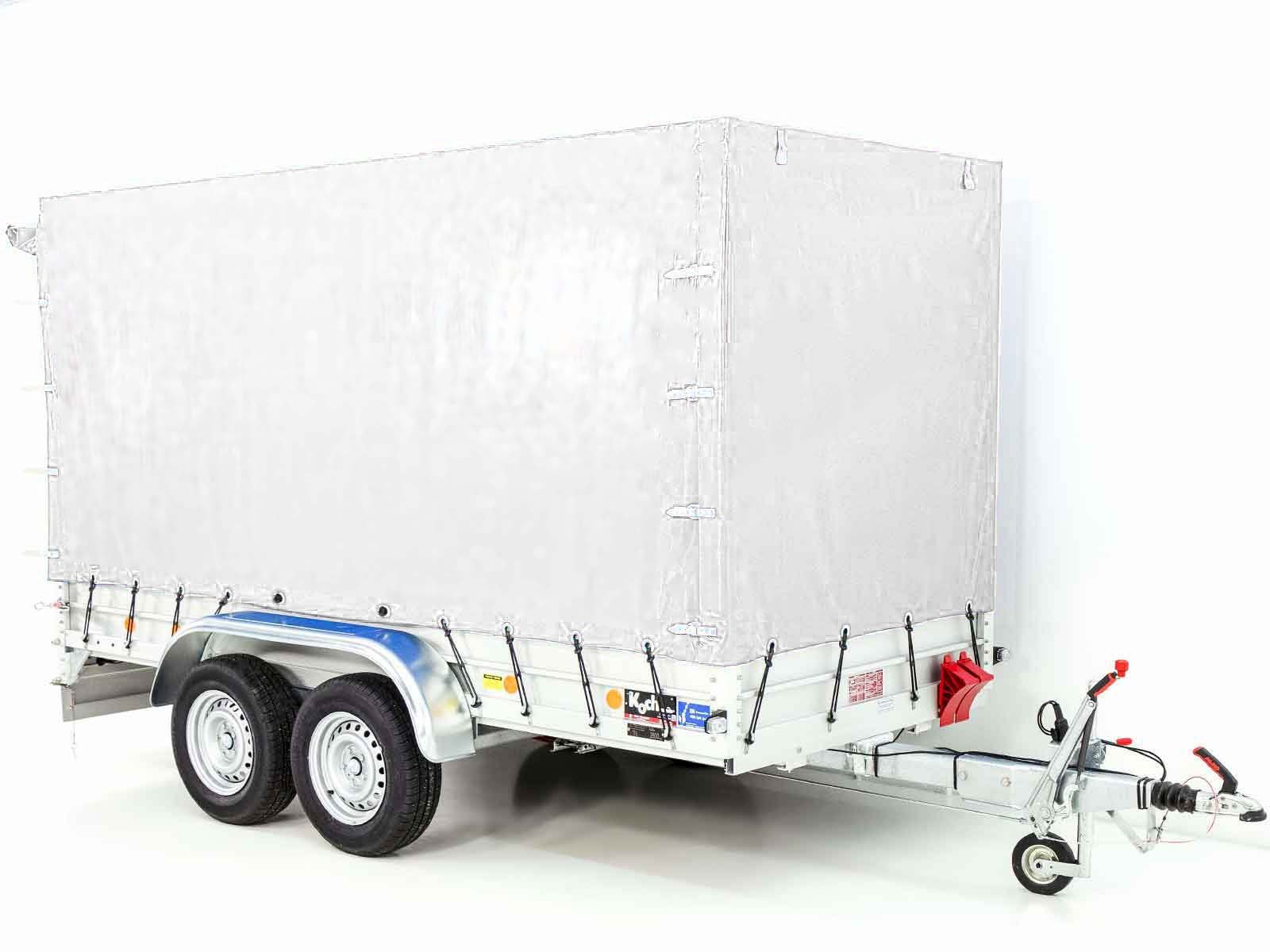 8mitplane-2 Remorque type 8.26 | Dimensions 150 x 350 cm | 2600 kg | avec bâche blanche | Véhicule neuf – Image 1