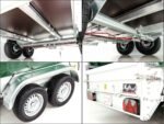 Remorque porte-voitures | Surface utile 150 x 350 cm | Charge utile 2600 kg | Bâche verte | Type 8.26 – Image 13