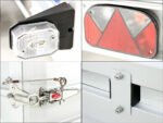 Remorque porte-voitures | Surface utile 150 x 350 cm | Charge utile 2600 kg | Bâche verte | Type 8.26 – Image 11