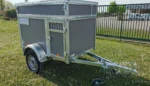 Remorque à chien BW TRAILERS 3 cases + coffre de toit – Image 6